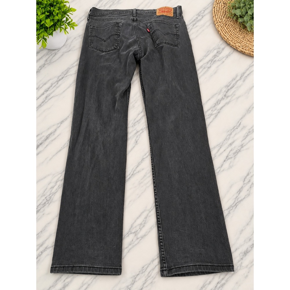 Levi's Men's Jeans 34x34 – Charcoal Gray – Straight Leg – Made in Mexico
